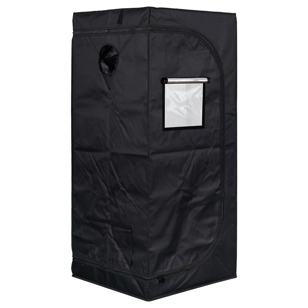 MEIJIU Hydroponics Indoor Grow 60x60X140CM 600D Grow Tent（with viewing window）