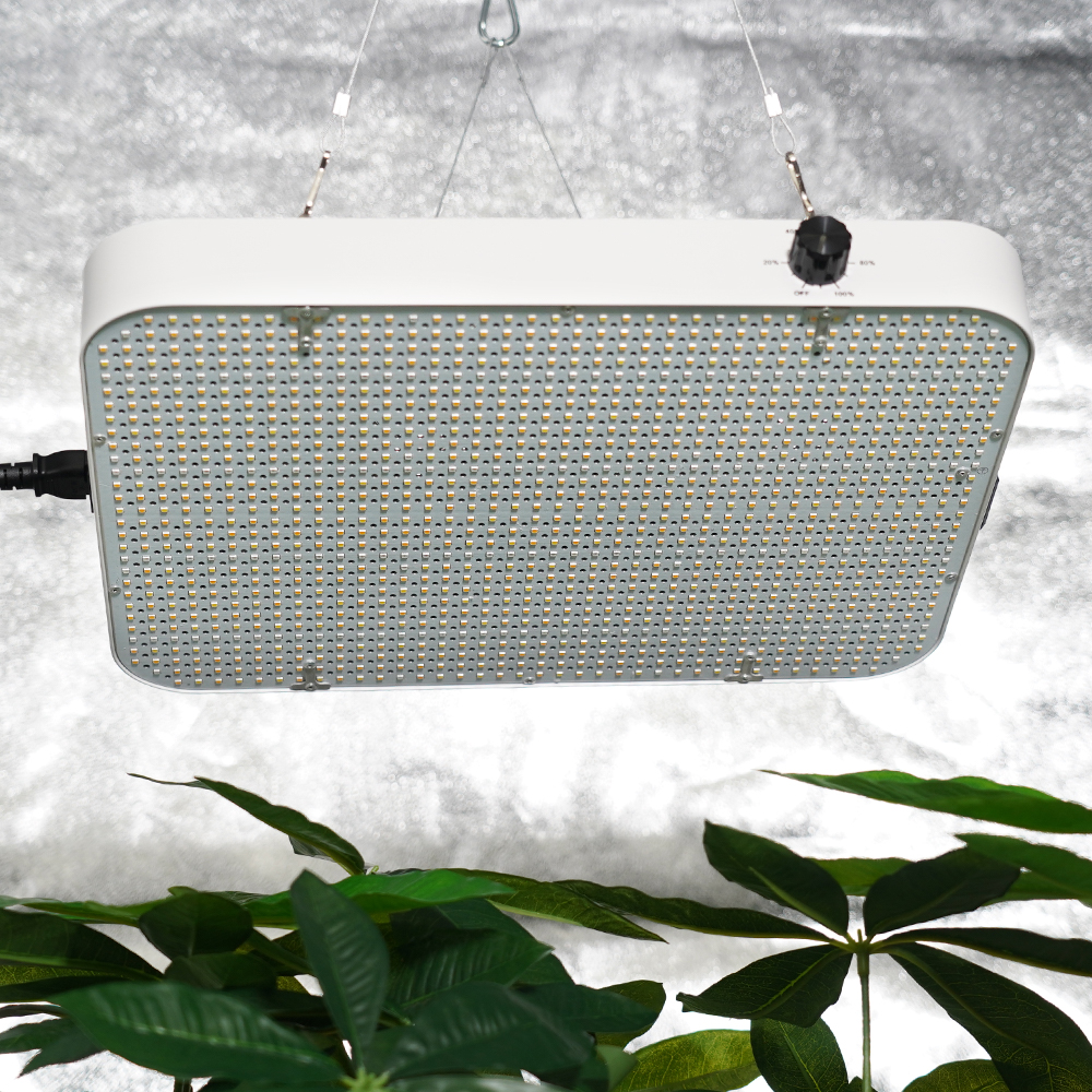 Dimmable 260W Led Grow Light for Indoor Plants Full Spectrum Built-in Fan Led Grow Light for Grow Tent