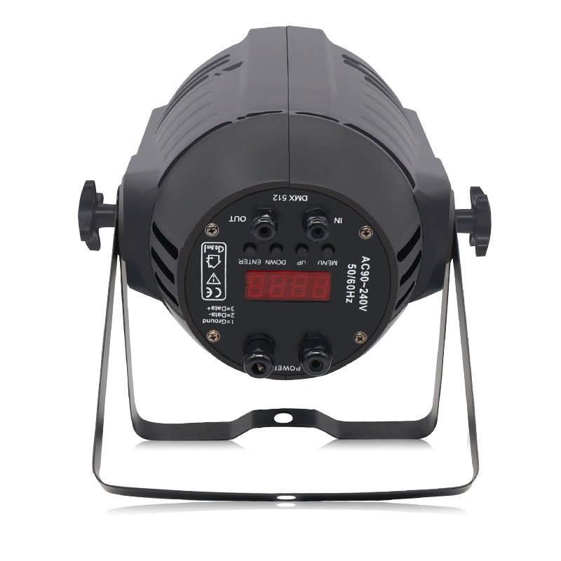 200W 24x10W RGBW 4-in-1 LED PAR Light, 8-Channel Indoor Stage Wash Light with DMX512, Sound Activated & Master-Slave Control, Aluminum Housing for Party, Event, DJ, Wedding, and Stage Lighting