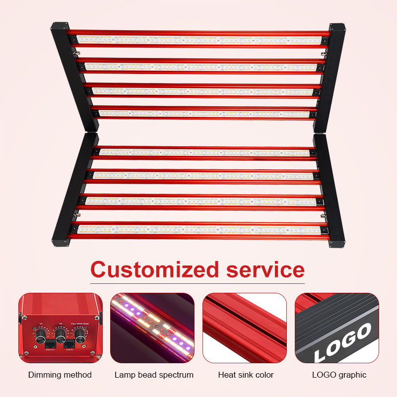 Indoor Plant Grow Light 1000W Full Spectrum High Efficiency LED for Greenhouse Vertical Farm Grow Tent Use