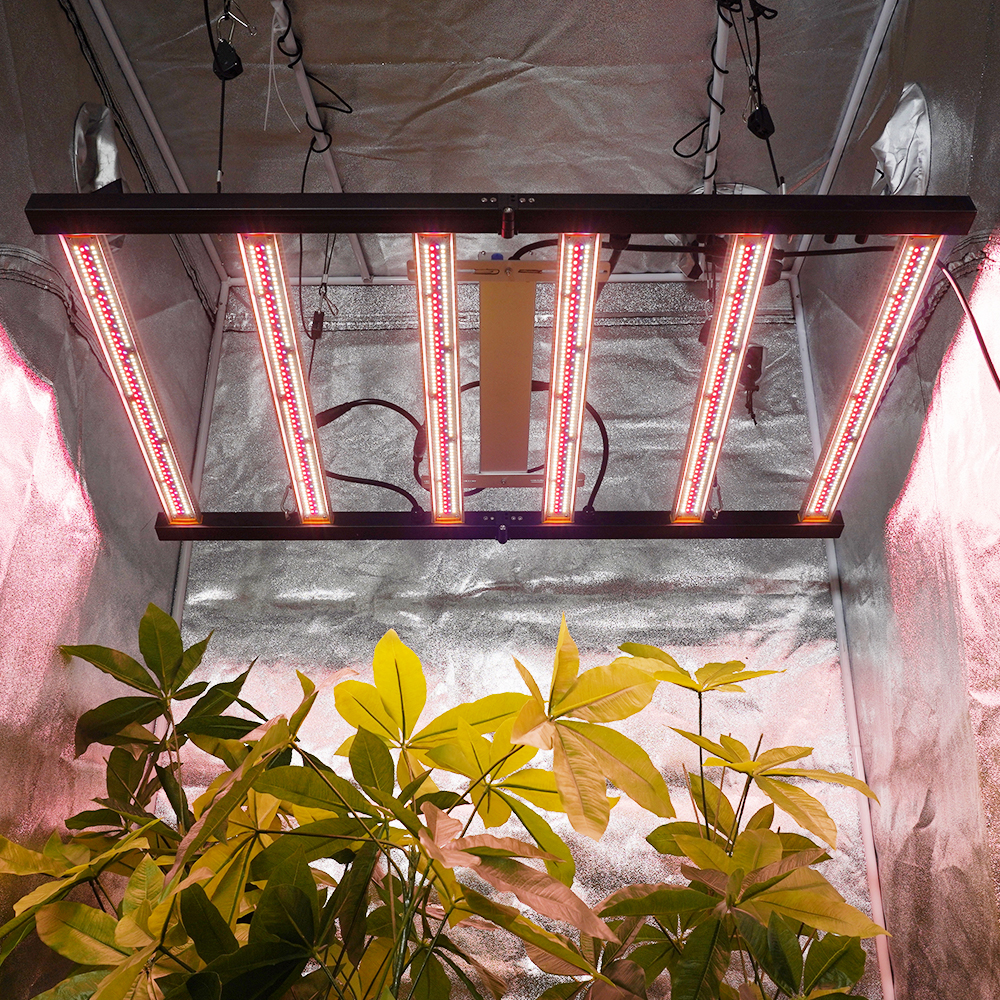 MEIJIU MINI X3 Multiple Channel Foldable 320W SAMSUNG Mixing UV IR Full Spectrum Grow Light Bar For Grow Tent