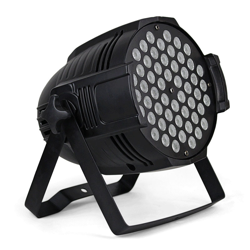 180W 54x3W LED PAR Light Indoor Stage Wash Light with RGBW Single Color or RGB 3-in-1 LEDs, 7-Channel DMX512 Control Stage Light for Party and Event Lighting