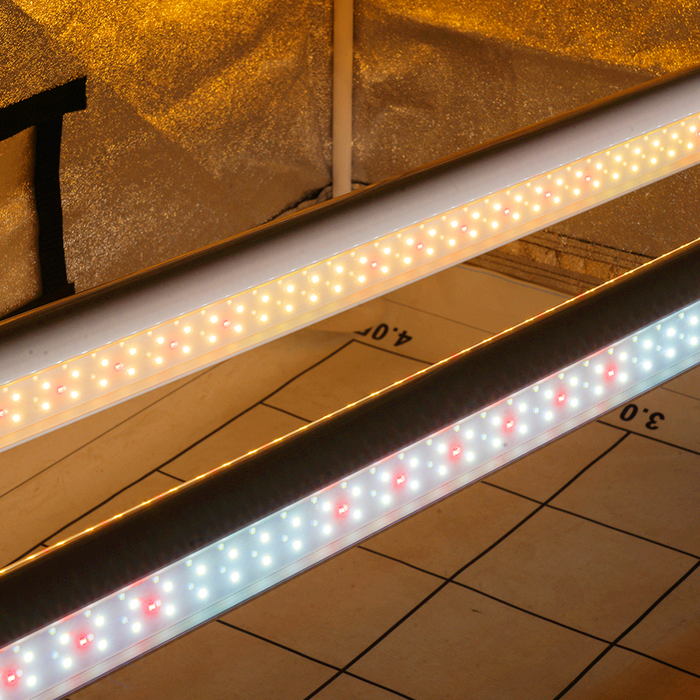 Energy Efficient 120W Double Sided Full Spectrum LED Grow Light Under Canopy Lighting Dimmable Plant Growth Light Strip