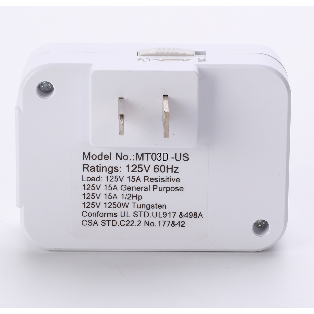 US standard timer switch MT03D-US