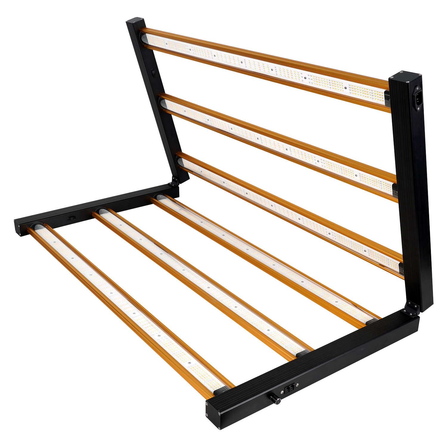 Foldable 720W Full Spectrum LED Grow Light Bars for High Yield Greenhouse Vegetable Production