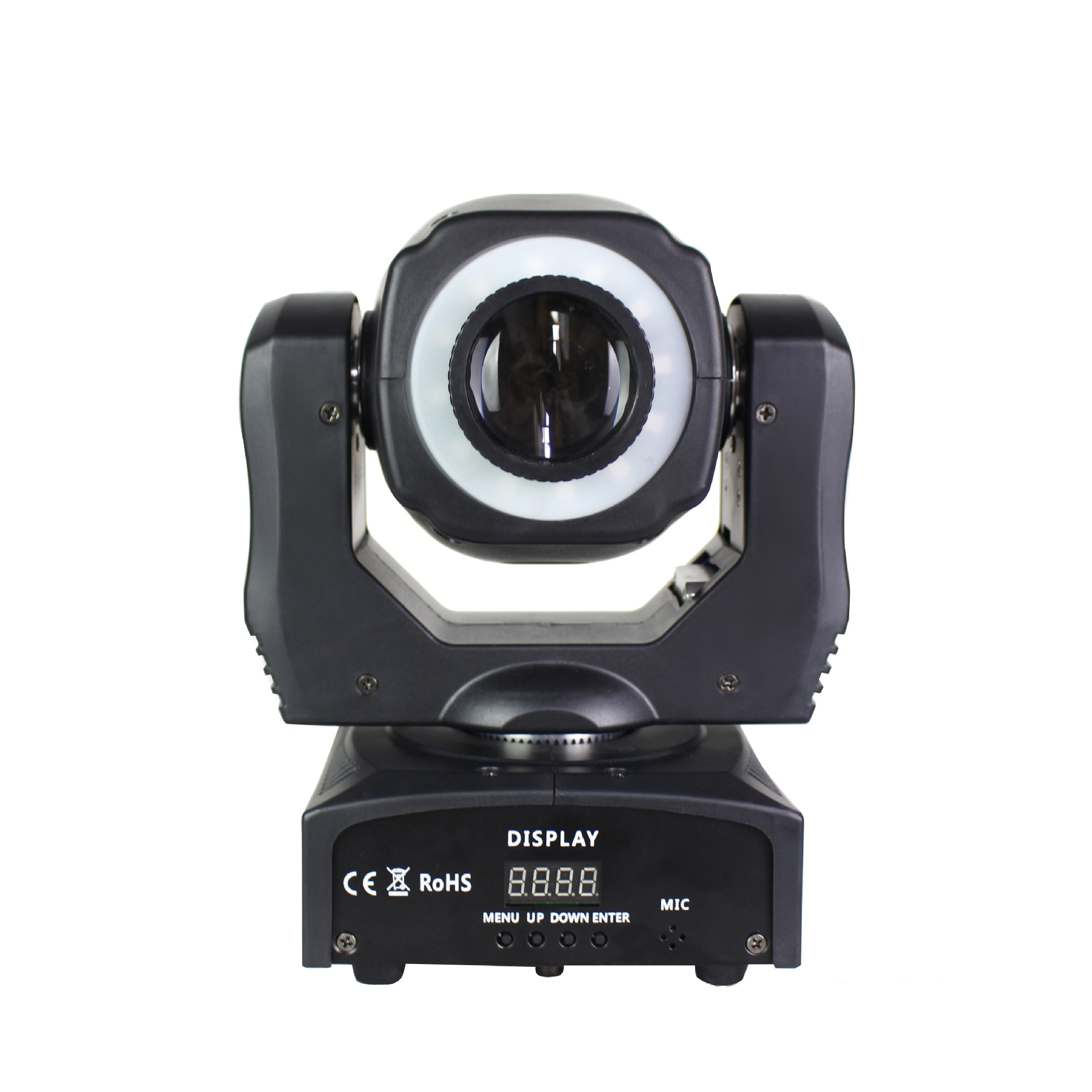 Disco Stage Spot 60W LED Moving Head Beam Spot Light with Led Ring for Stage Lighting