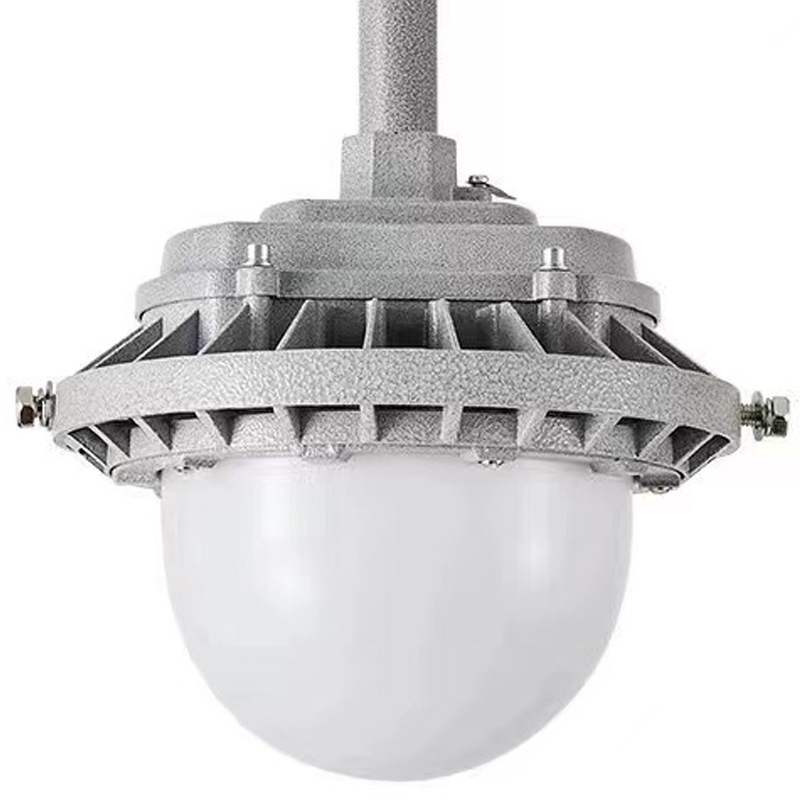 IP67 ATEX Explosion Proof Area Round High Bay Light Hanging Lamp With Mechanical Protection for Zone1 Zone2