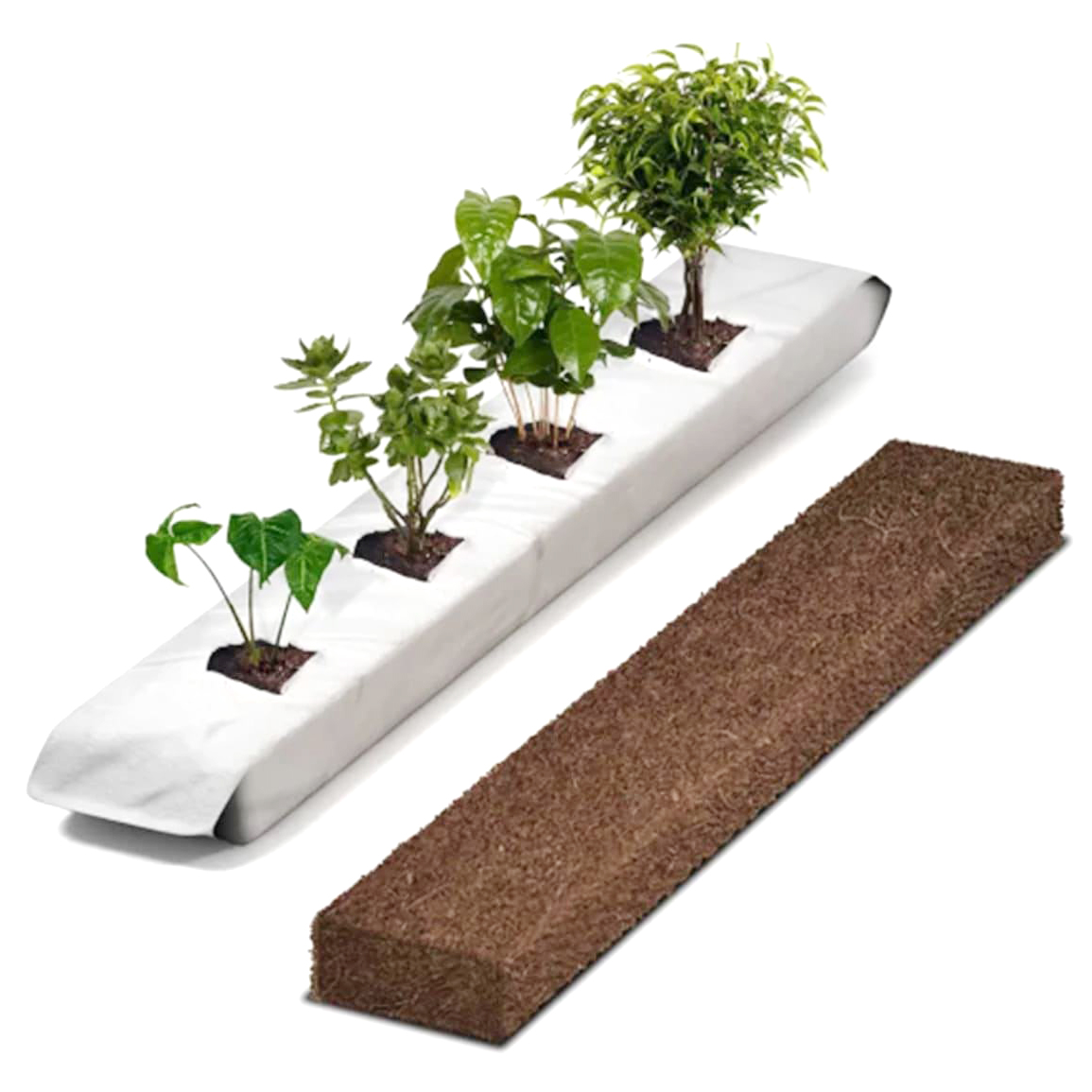 The material can be compressed into compact bricks or blocks for convenient storage and transportation, making it easy to handle