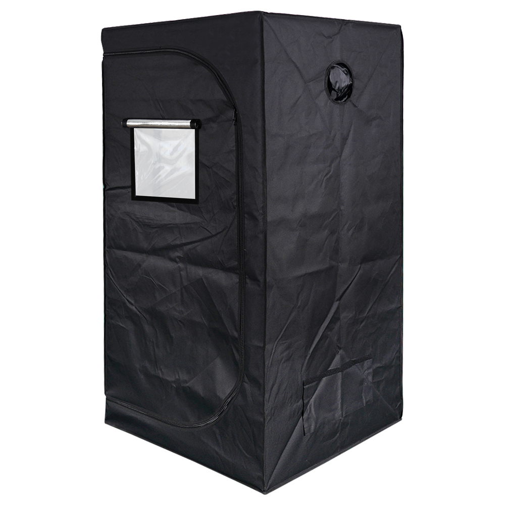 MEIJIU Hydroponics Indoor Grow 120x120X200CM 600D Grow Tent（with viewing window）