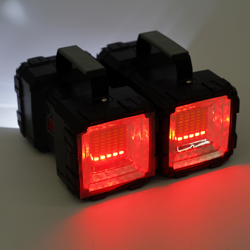 Rechargeable High-power Handheld Light with ultra Bright Long-range and Multifunctional Searchlight