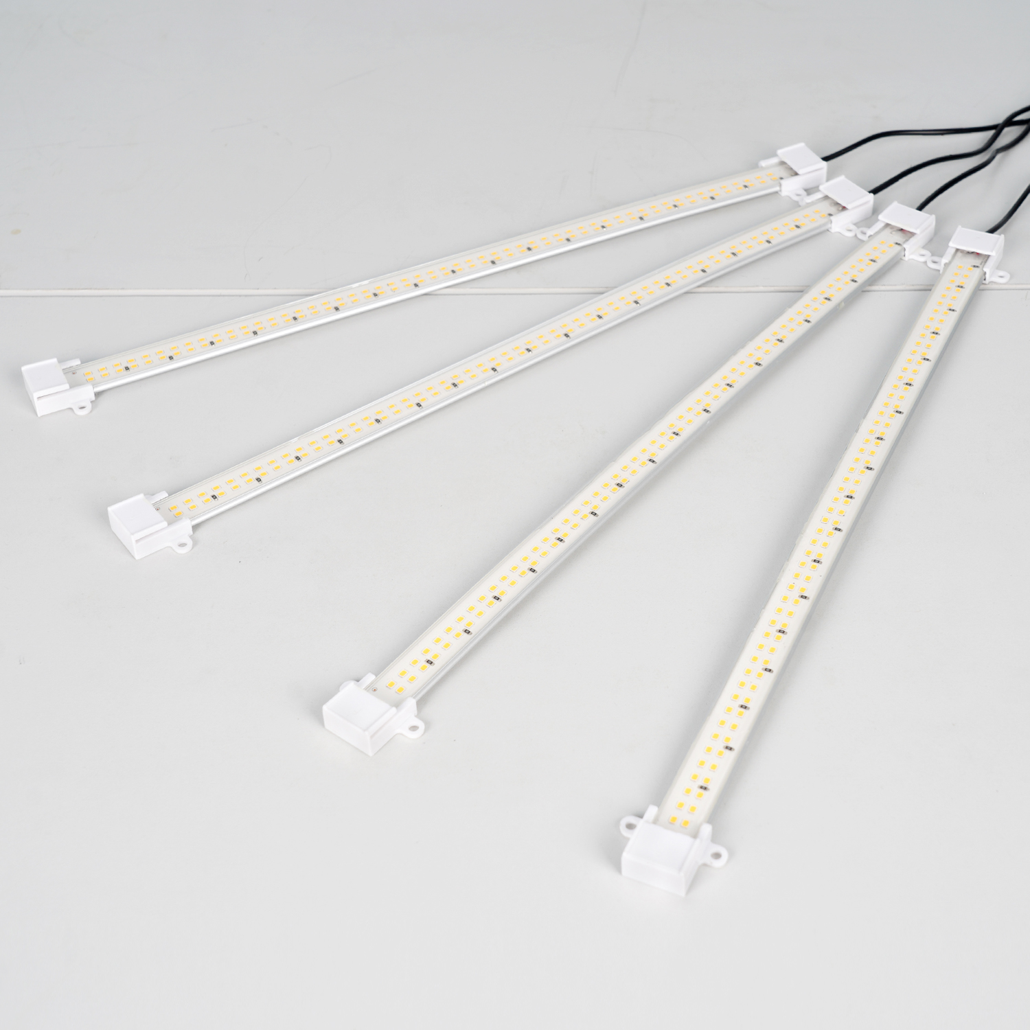 30W LED Plant Light Full Spectrum, Hard Light Strip Grow Light with One-to-Four Design, Dimmable with Timer Function, Supplemental Light