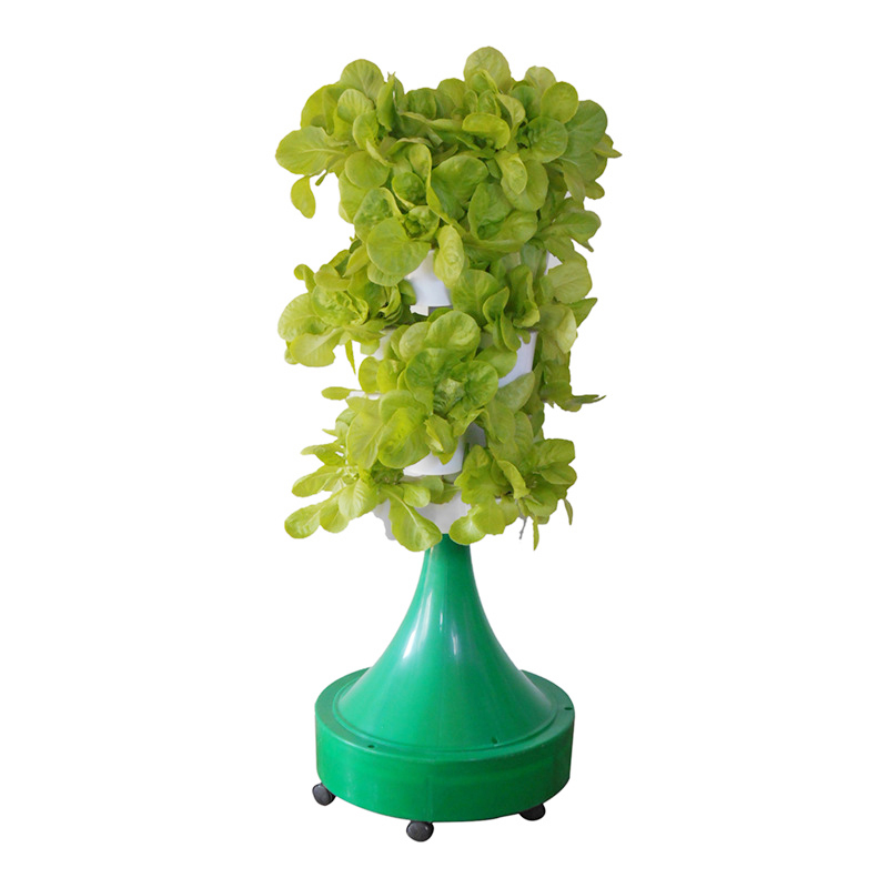 Flowerpot type soilless cultivation tower planting rack