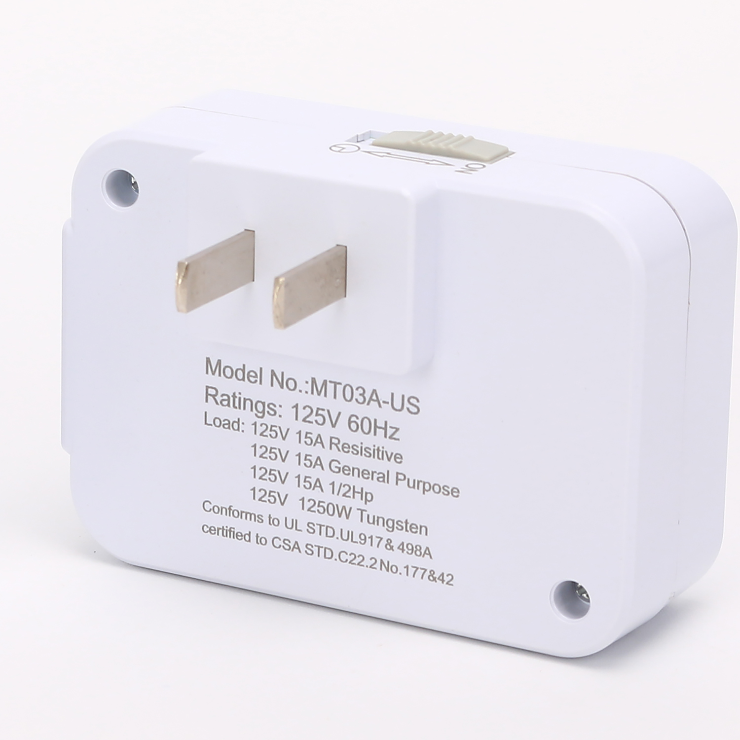 US standard timer switch MT03A-US