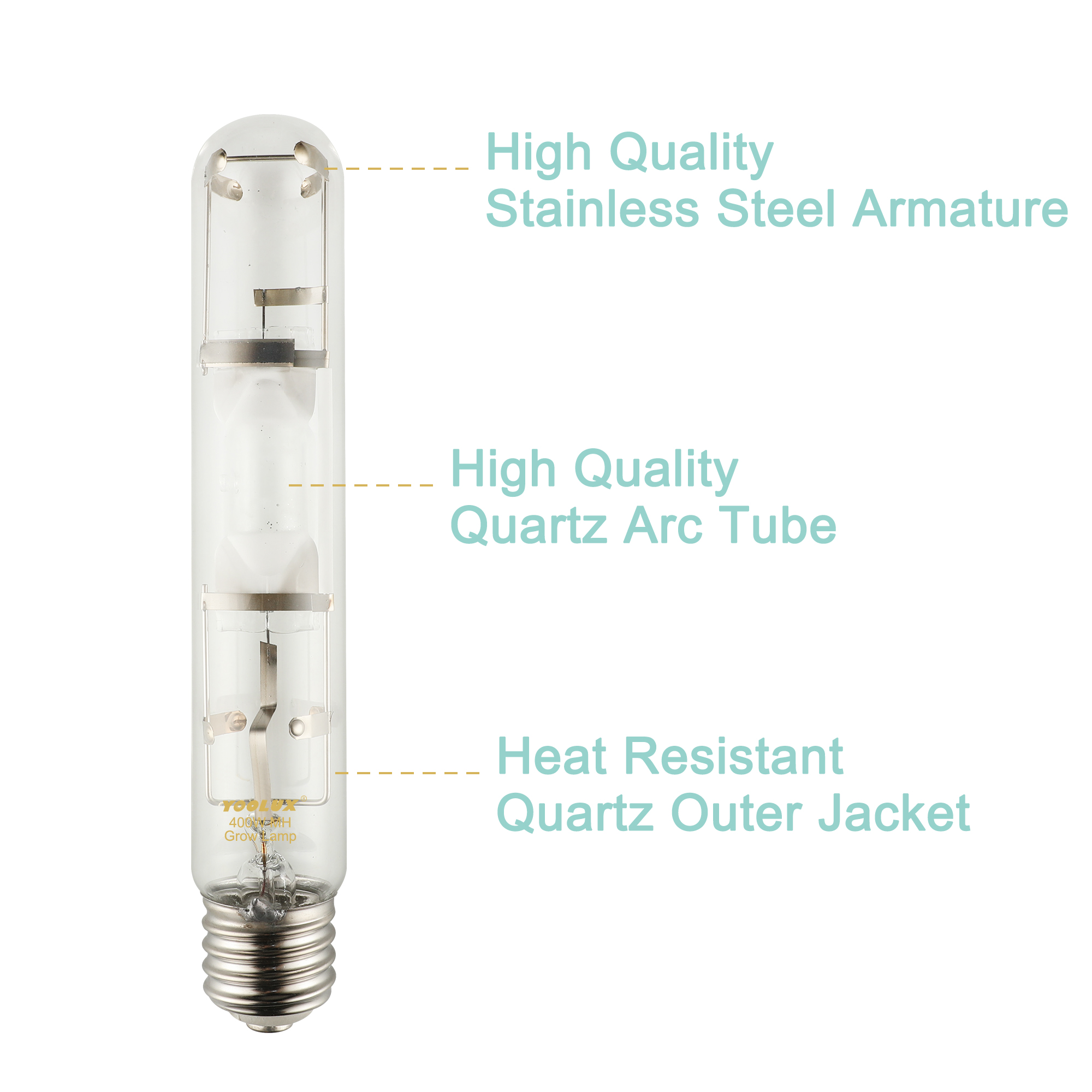 China Factory Direct Supplier Light 400w E40 White Metal Halide Lamp