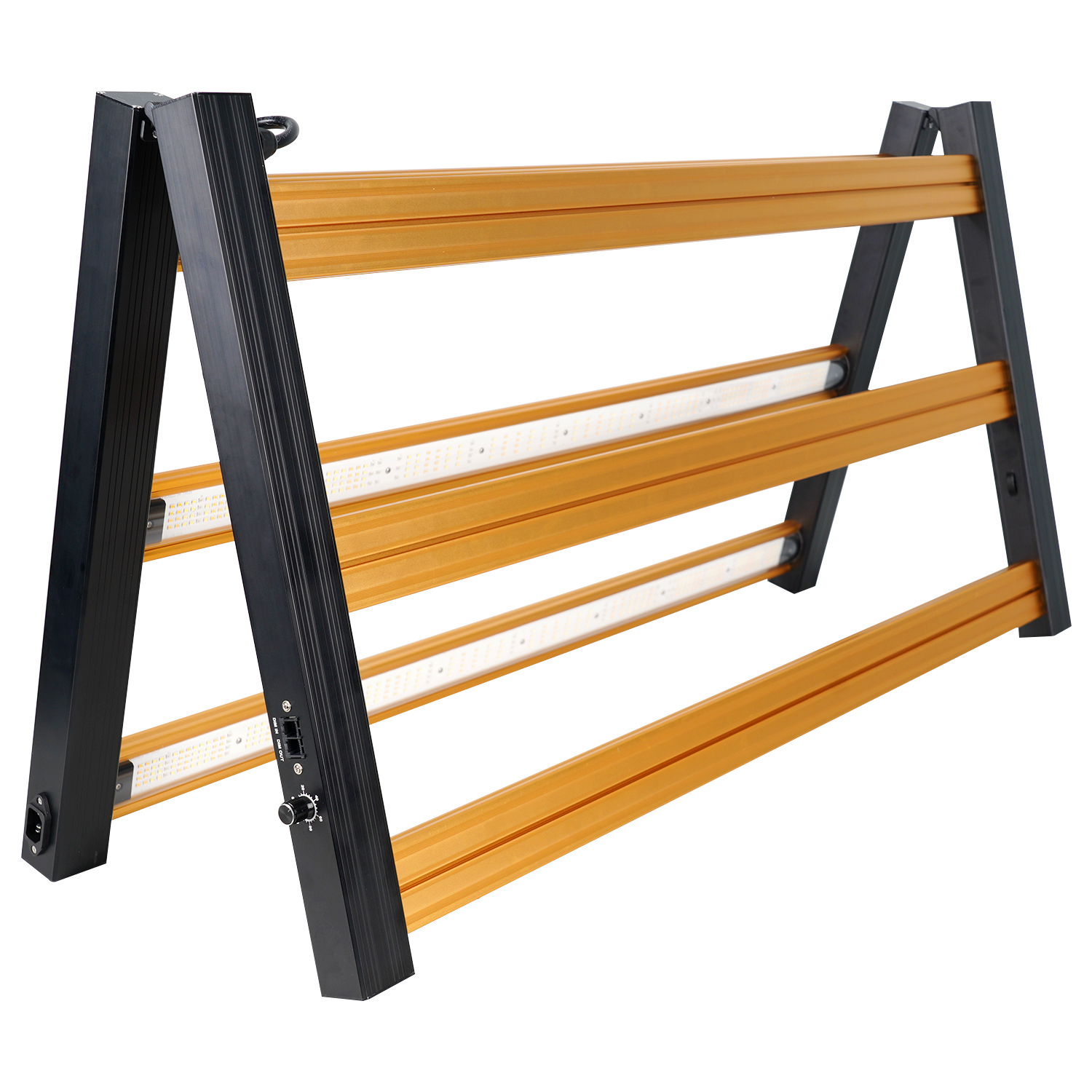 Foldable 720W Full Spectrum LED Grow Light Bars for High Yield Greenhouse Vegetable Production