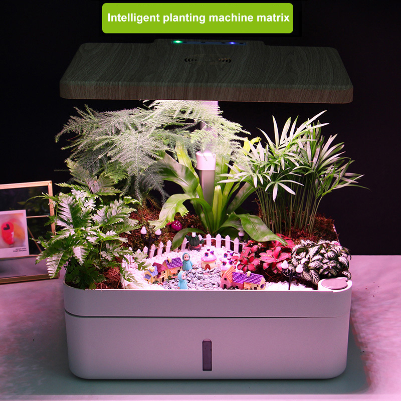 Automatic Hydroponic Plant Growth Machine LED Grow Lights Indoor Smart Garden