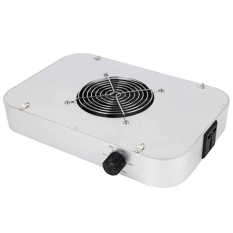 Dimmable 260W Led Grow Light for Indoor Plants Full Spectrum Built-in Fan Led Grow Light for Grow Tent