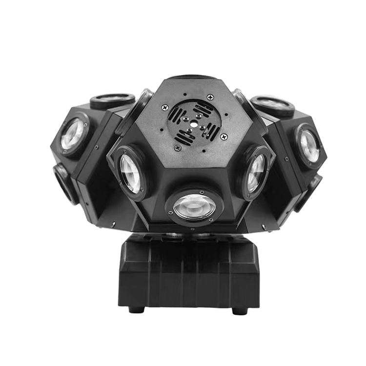 150W Triple Arm Moving Head Light with 18x10W LEDs 13/21 Channels DMX512 Sound Activated Master Slave Modes AC100-220V