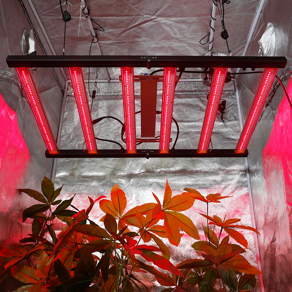 MEIJIU MINI X3 Multiple Channel Foldable 320W SAMSUNG Mixing UV IR Full Spectrum Grow Light Bar For Grow Tent