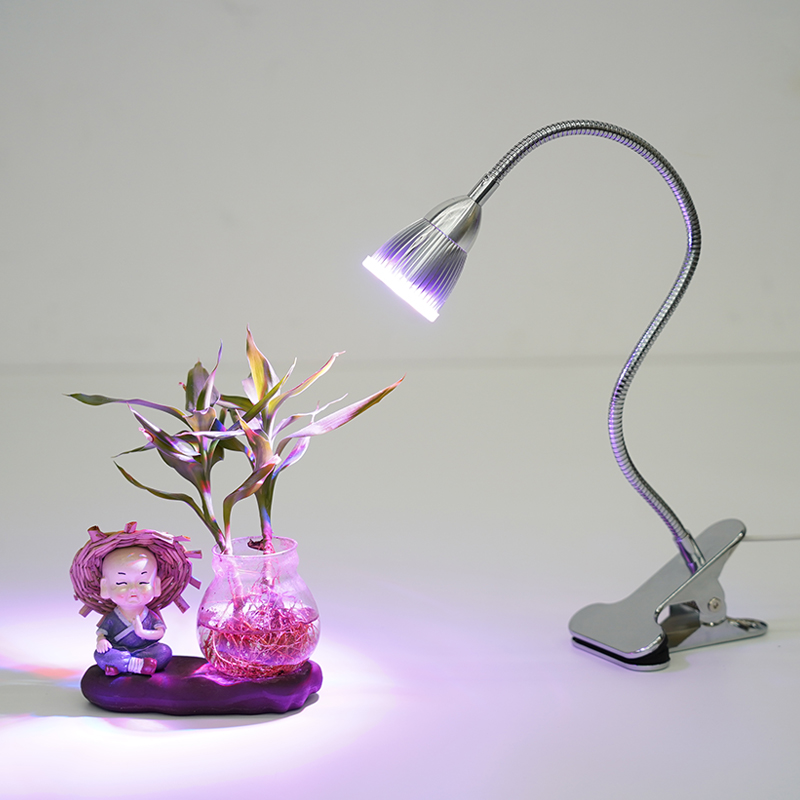Clip On Grow Lights for Indoor Plants 7WFull Spectrum Plant Light