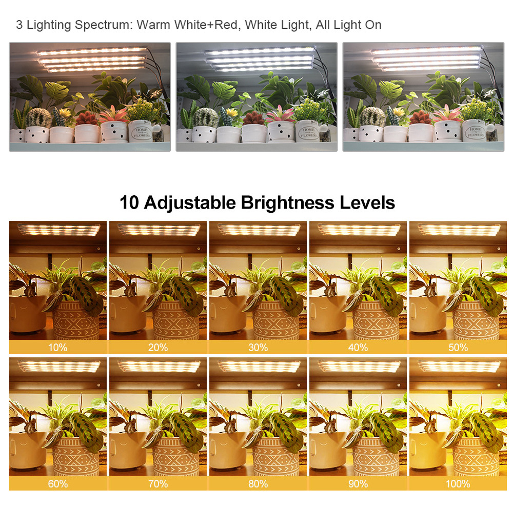 Customizable T5/T8 Waterproof Full Spectrum LED Grow Light Strips for Hydroponics and Indoor Farming