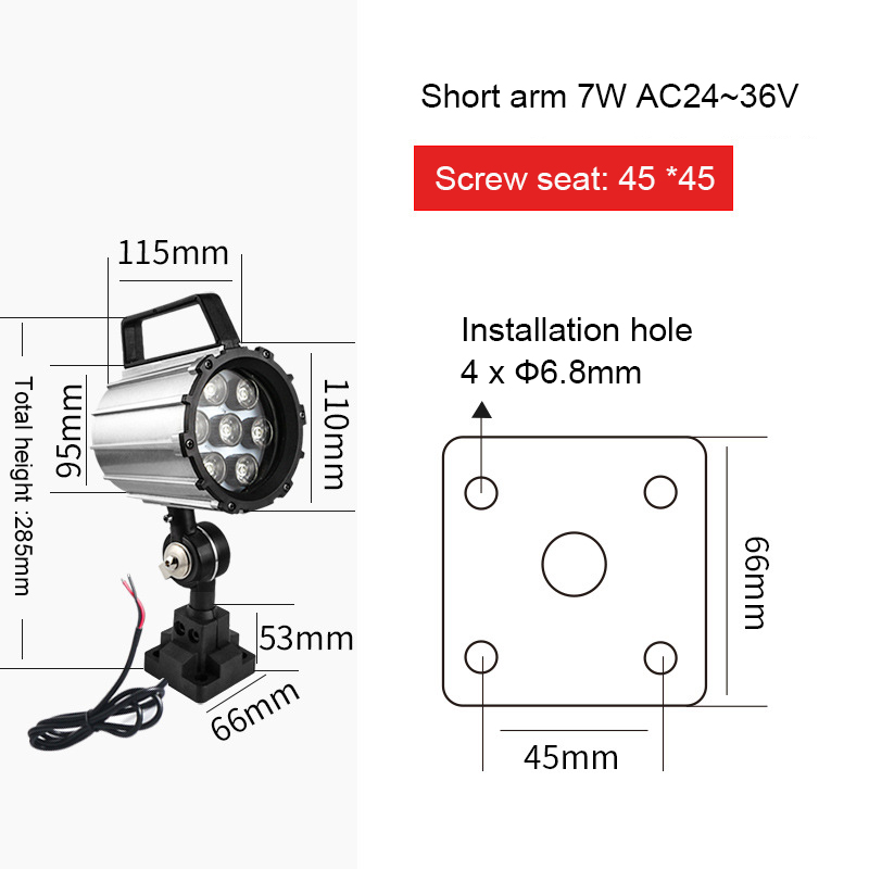 Custom 50W LED Lamp Components for CNC Machining Services Including EDM and Router Applications