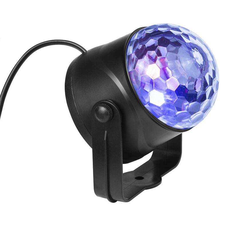 DJ Stage Lighting 6W UV LED Margic Ball Light UV LED Black Lights for Xmas Event Party With Remote Control