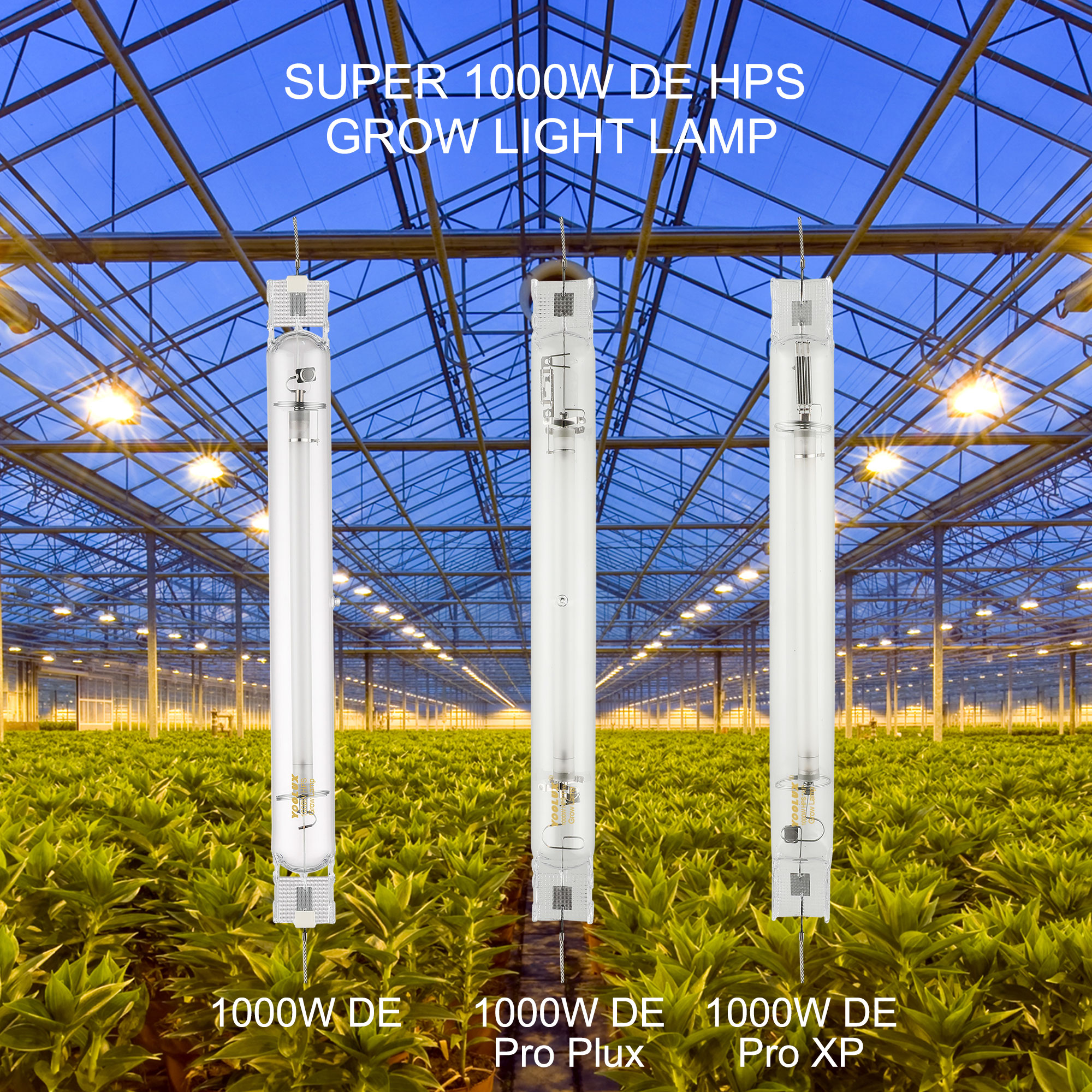 Professional HID Manufacturer Grow Plant 1000w Double Ended Hps Light Lamp