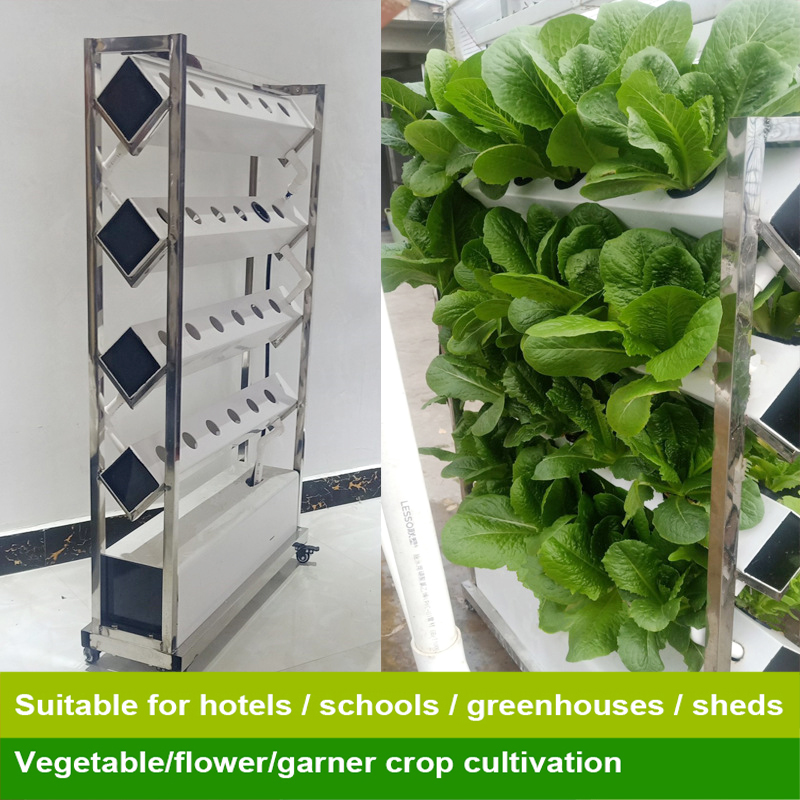 Hydroponics Vertical Farming Planting Square Channel System 100x100mm Indoor NFT Grow Kit Systems for Garden and Agricultural