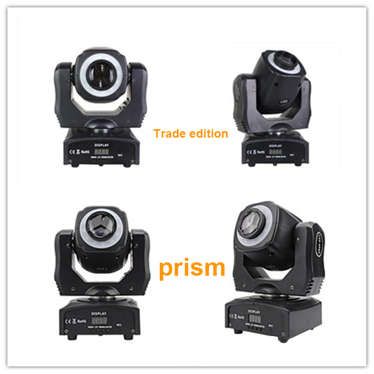 Disco Stage Spot 60W LED Moving Head Beam Spot Light with Led Ring for Stage Lighting