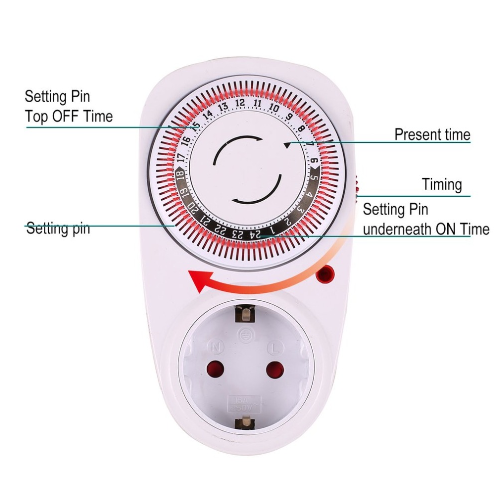 European standard timer switch MT05A-GR