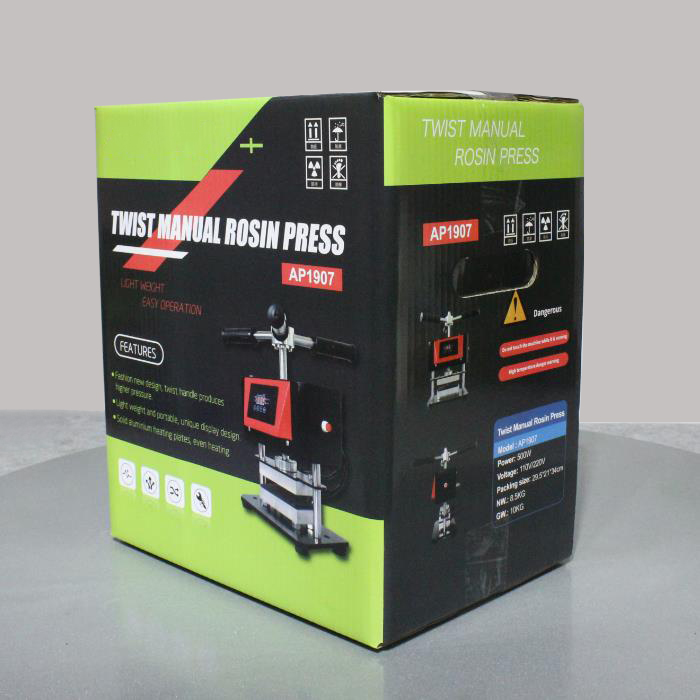 Manual upper and lower plate heating rosin pressing machine