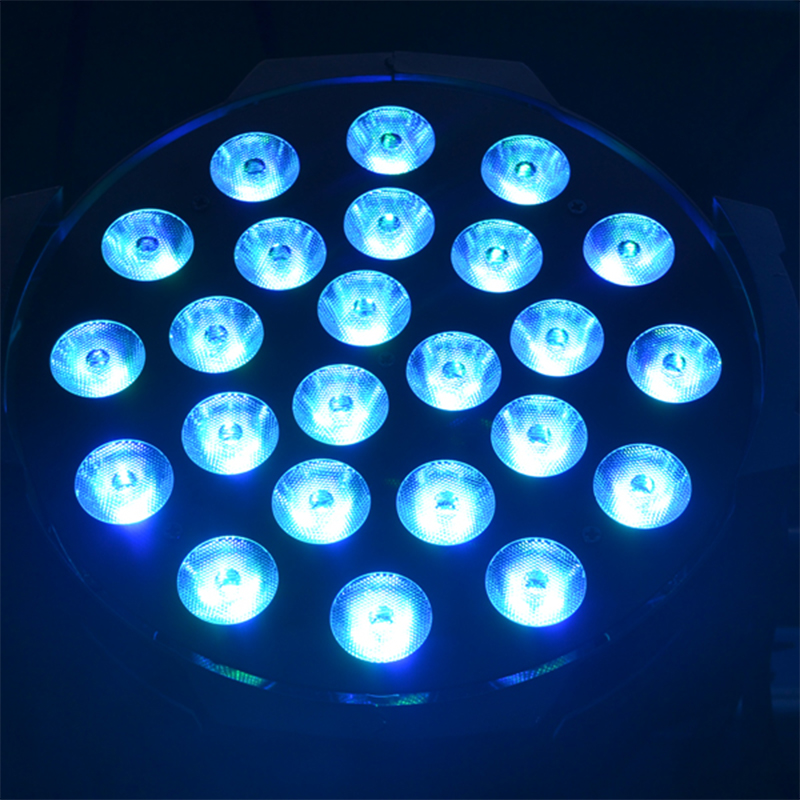 200W 24x10W RGBW 4-in-1 LED PAR Light, 8-Channel Indoor Stage Wash Light with DMX512, Sound Activated & Master-Slave Control, Aluminum Housing for Party, Event, DJ, Wedding, and Stage Lighting