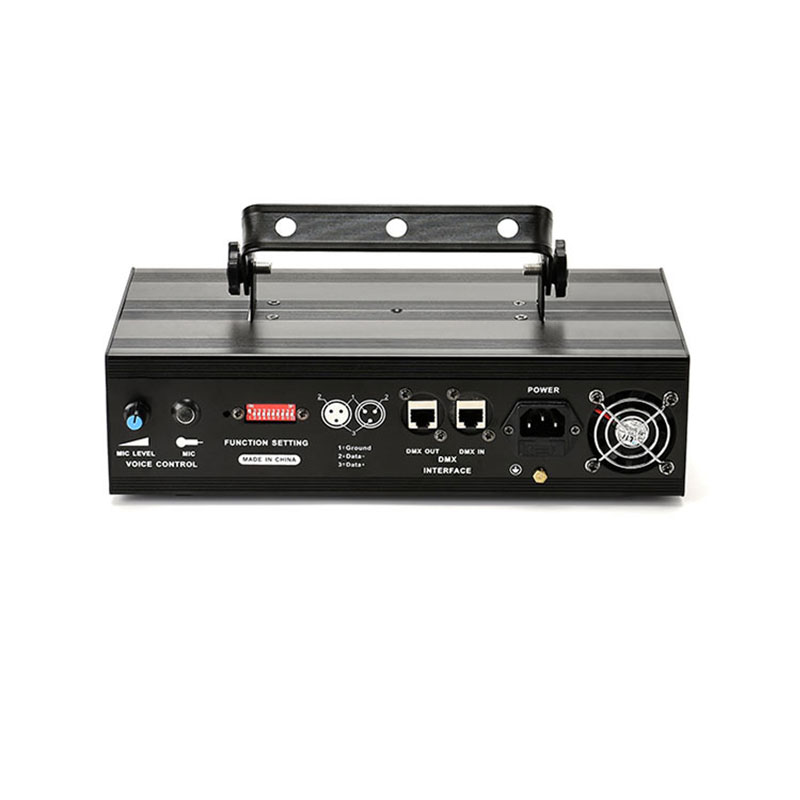 Two-Head 40w RGB Full Color Laser Stage Light, Sound Activated & DMX Control with 51 Patterns, High-Precision Scanning for Bars, Clubs, Parties, and Events