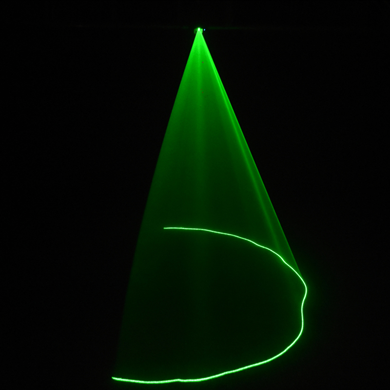 Single-Head 50w RGB Full Color Laser Stage Light, Sound Activated & DMX Control with 51 Patterns, High-Precision Scanning for Bars, Clubs, Parties, and Events