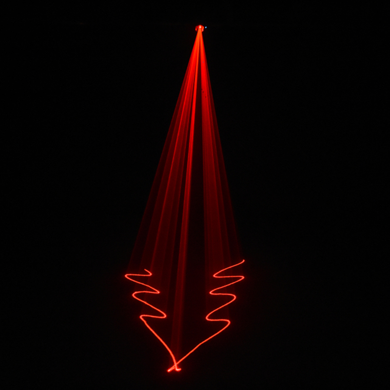 Single-Head 50w RGB Full Color Laser Stage Light, Sound Activated & DMX Control with 51 Patterns, High-Precision Scanning for Bars, Clubs, Parties, and Events