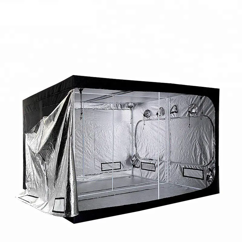 MEIJIU Hydroponics Indoor Grow 300x300x200CM 600D Grow Tent
