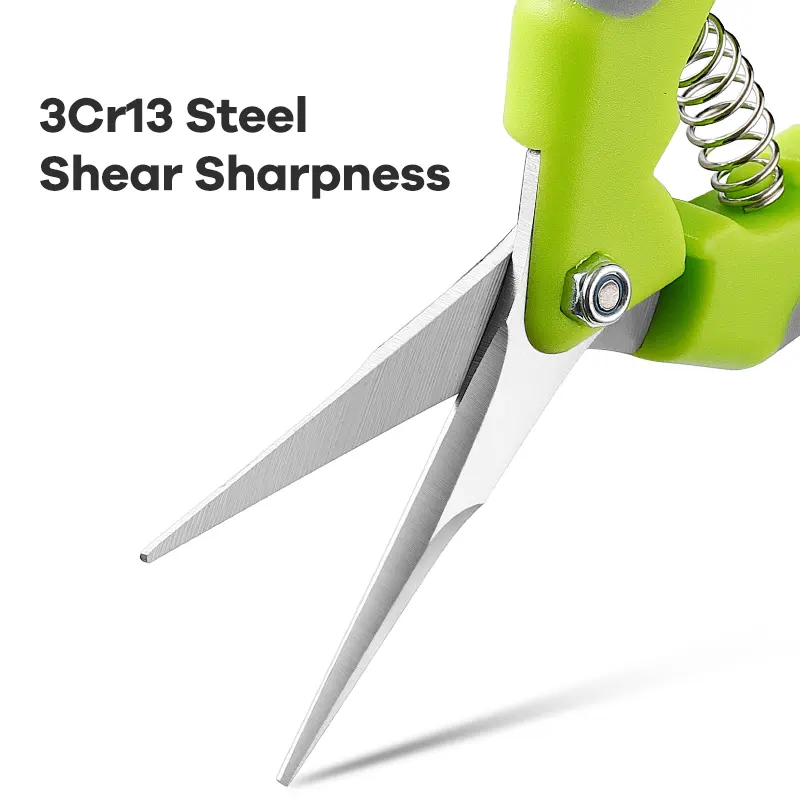 Pruning Shear Hand Pruner Straight Edge Scissors Fruit Picking Scissors