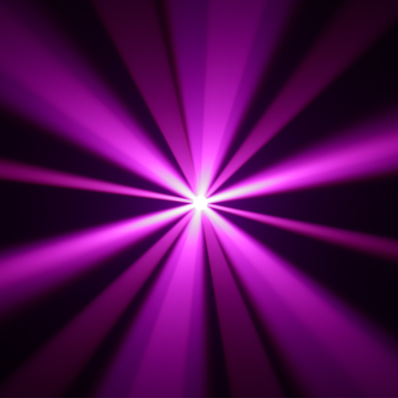 120W LED Moving Head Dj Lights Static Rotating with Halo Effect 5-Facet Prism Sound DMX for Show Christmas Club Party Wedding