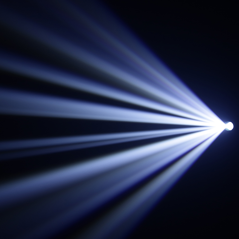 120W LED Moving Head Dj Lights Static Rotating with Halo Effect 5-Facet Prism Sound DMX for Show Christmas Club Party Wedding