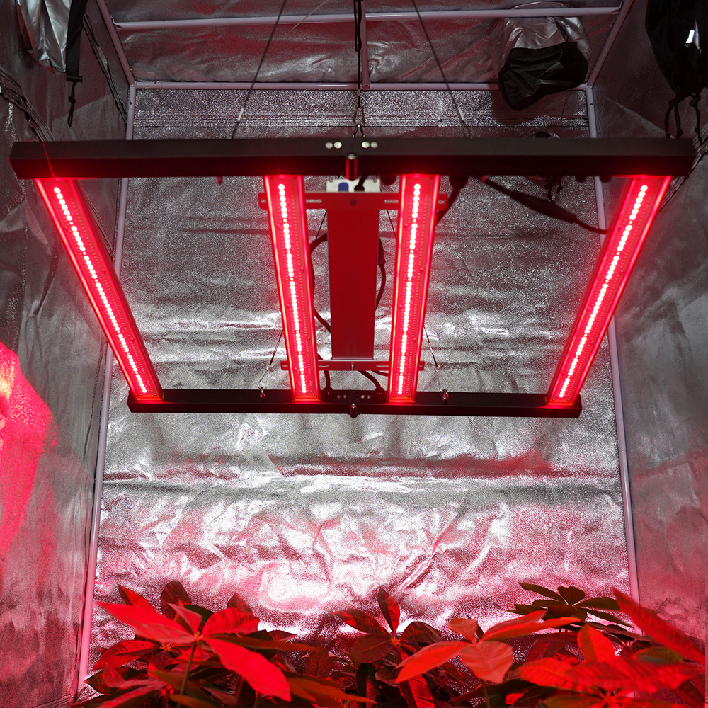 MEIJIU MINI X3 Multiple Channel Foldable 240W SAMSUNG Mixing UV IR Full Spectrum Grow Light Bar For Grow Tent