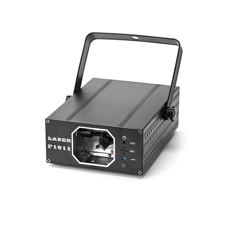 Single-Head 50w RGB Full Color Laser Stage Light, Sound Activated & DMX Control with 51 Patterns, High-Precision Scanning for Bars, Clubs, Parties, and Events