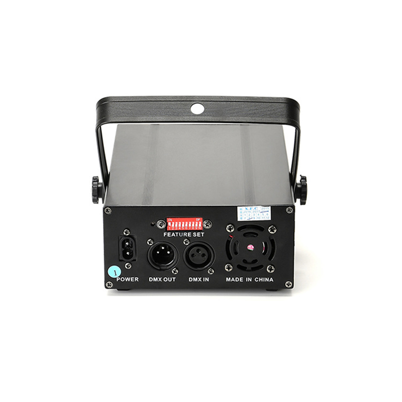 Single-Head 50w RGB Full Color Laser Stage Light, Sound Activated & DMX Control with 51 Patterns, High-Precision Scanning for Bars, Clubs, Parties, and Events