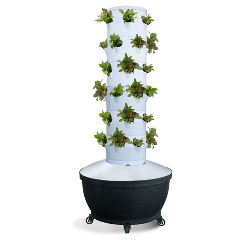Vertical Aeroponics System Home Tower Gardening Indoor Hydroponic Systems