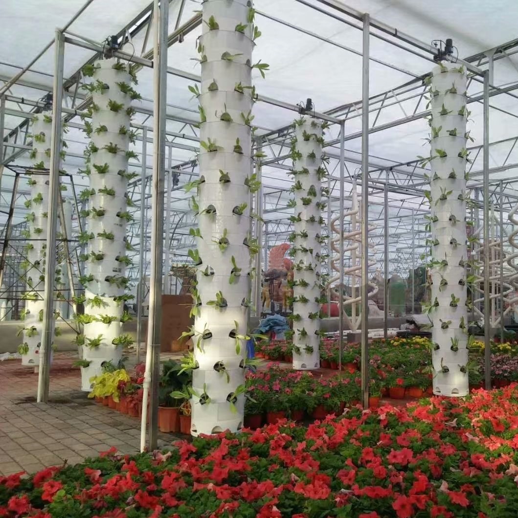 Vertical Aeroponics System Home Tower Gardening Indoor Hydroponic Systems