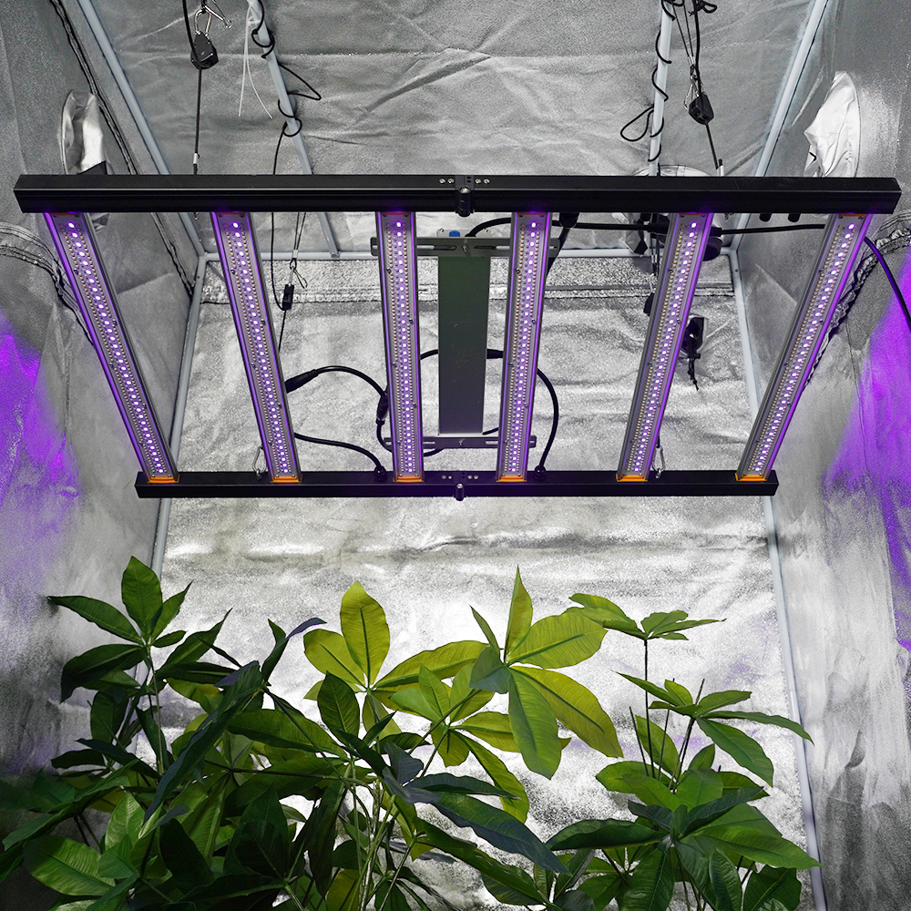 MEIJIU MINI X3 Multiple Channel Foldable 320W SAMSUNG Mixing UV IR Full Spectrum Grow Light Bar For Grow Tent