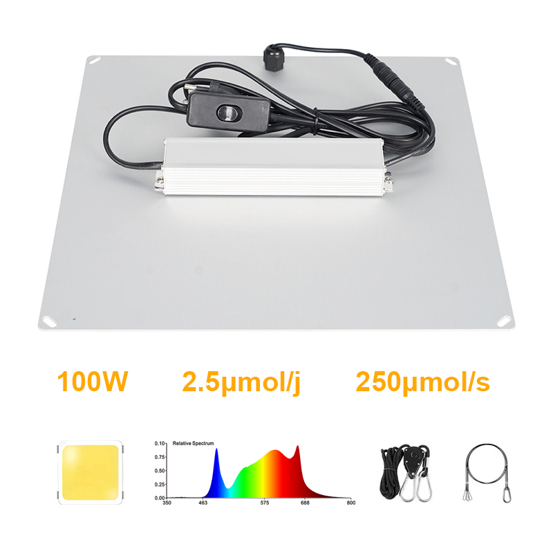 Quantum Board 100W-300W Full Spectrum LED Grow Light Panel for Indoor Hydroponic Plants Vegetables Fruits