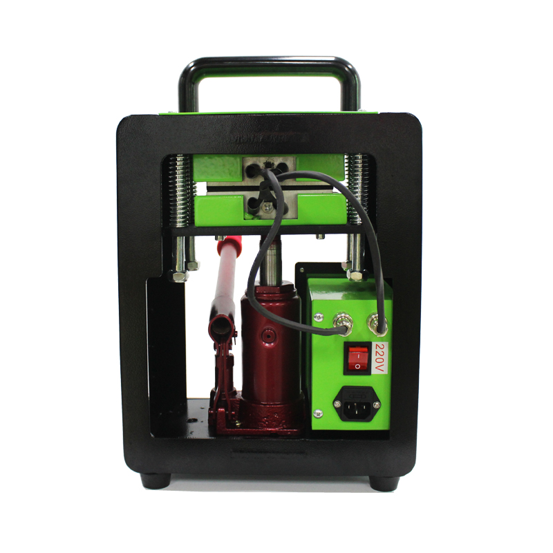 Manual hydraulic upper and lower plate heating rosin pressing machine (5 tons pressure)