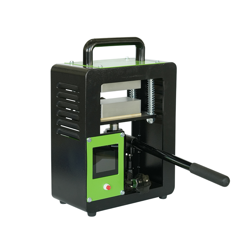 Manual hydraulic upper and lower plate heating rosin pressing machine (5 tons pressure)