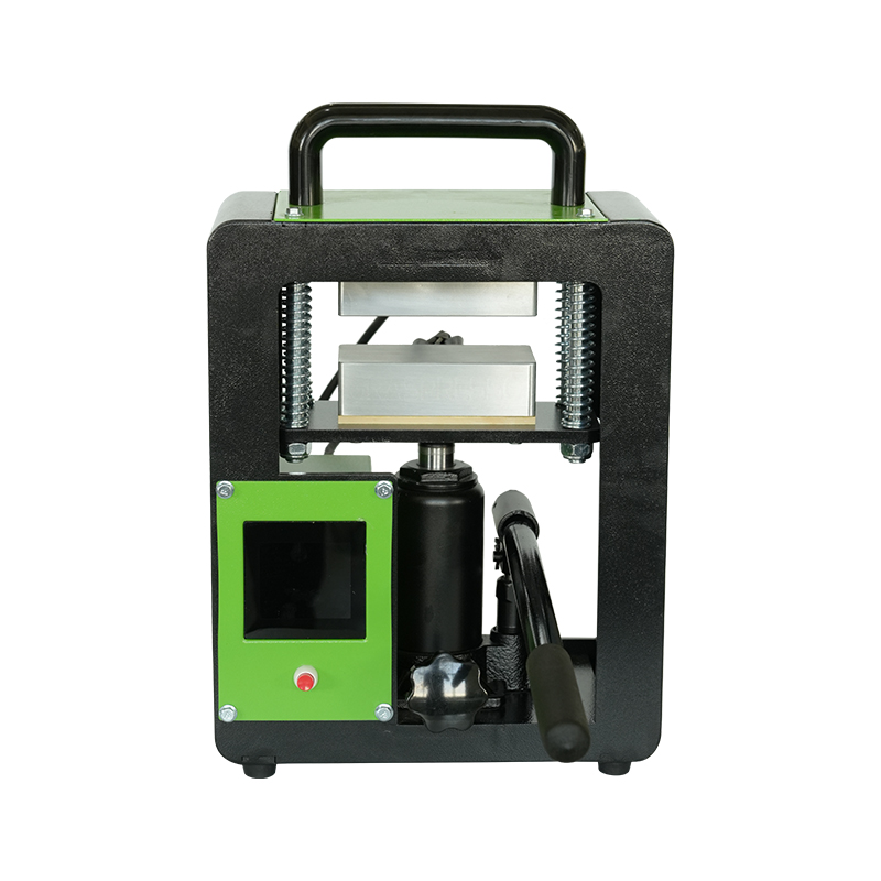 Manual hydraulic upper and lower plate heating rosin pressing machine (5 tons pressure)